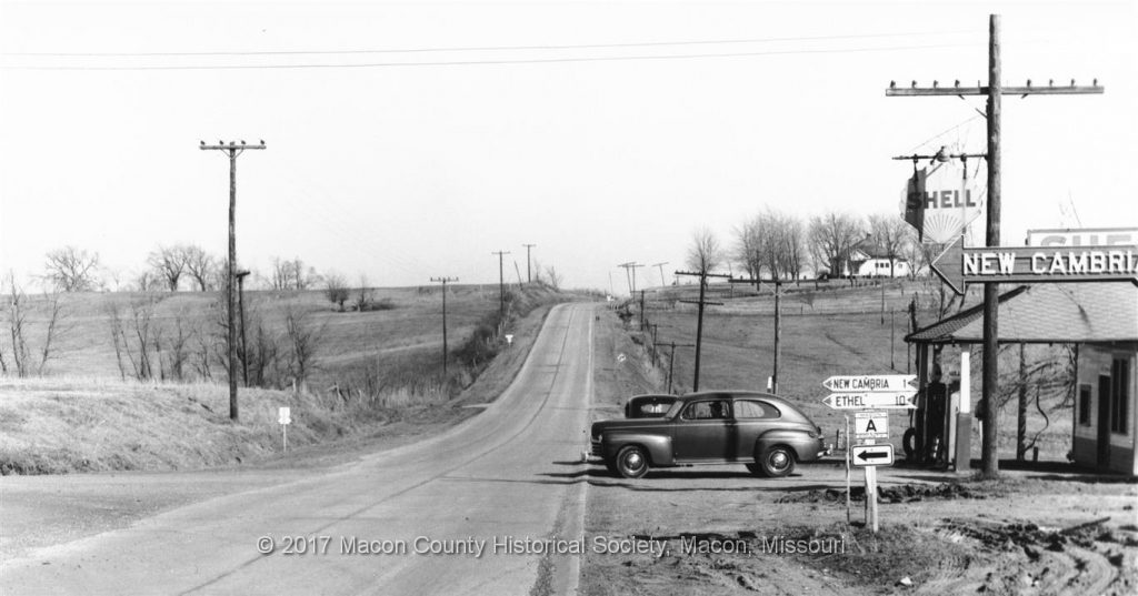 US 36 & Missouri State Hwy A, New Cambria, MO Historic Gas Stations